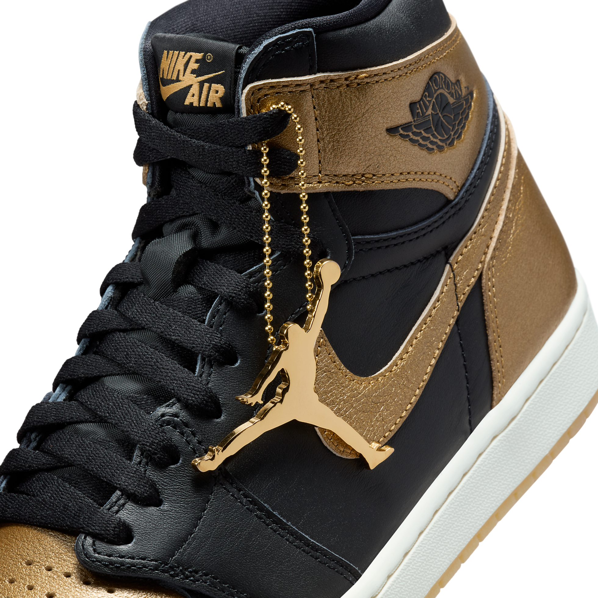 Where to Buy the Air Jordan 1 High OG Black Metallic Gold House of Heat